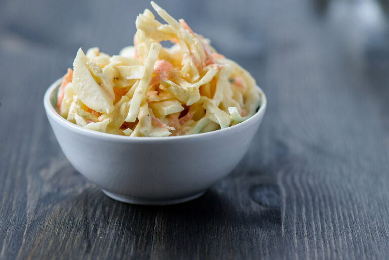 Chilled Carrot & Turnip Slaw with Dill Dressing