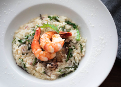 Red Russian Kale Risotto